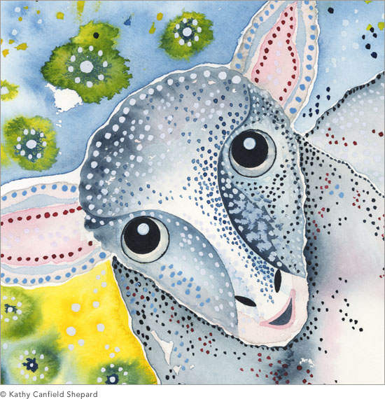 Chinese Zodiac Character Watercolor