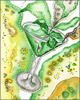 Colorful Cocktails watercolor