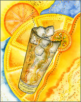 Colorful Cocktails watercolor