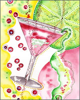 Colorful Cocktails watercolor