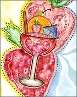 Colorful Cocktails watercolor