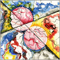 country undone watercolor
