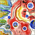 country undone watercolor