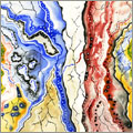 country undone watercolor