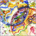 country undone watercolor