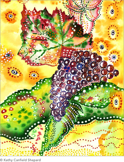 Wine Country Watercolor