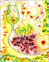 Wine Country Watercolor