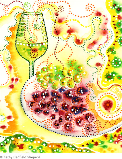 Wine Country Watercolor